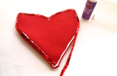Stilizovana torbica srce - DIY (uradi sam).