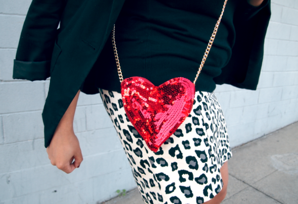 Stilizovana torbica srce - DIY (uradi sam).