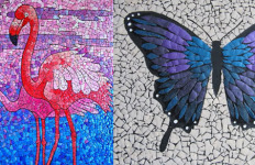 Mozaik sa ljuskama od jaja