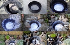 Ideje za kuću od stare gume - DIY: fontana za dvorište.