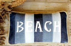Jastuk za plažu od starog jeansa - DIY (uradisam).
