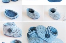 heklane cipelice za bebe1