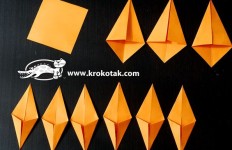 origami lišće 2
